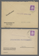 Brf./FDC DDR: 1952-1991, Partie Von Etwa 290 Belegen Mit U.a. Blöcken, Einschreiben, FDC, - Sammlungen