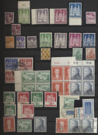 **/o Bundesrepublik Und Berlin: 1948-1960, "Tresorbuch", 16-seitiges, Gut Gefülltes E - Colecciones