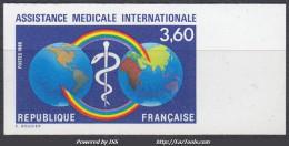TIMBRE FRANCE MEDICALE N° 2535 NON DENTELE NEUF ** GOMME SANS CHARNIERE - 1981-1990