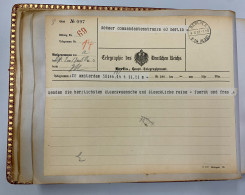 Berlin - Rohrpost: 1907, Sammlung Von über 110 Telegrammen An Ein Hochzeitspaar - Other & Unclassified