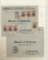 Cover/on Piece/o Bulgaria: Occupation During Balkan War And WW1, Thrace And Greece Plus Some Occ. - Cartas & Documentos