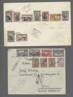 Cover/GA Bulgaria: 1879-1989, BELEGE, 68 Verschiedene Inklusive Ganzsachen Und Bedarfsbel - Briefe U. Dokumente