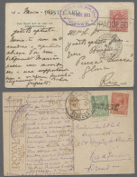 Cover Great Britain: 1907-32 (ca.), Maritime Mail, 20 Ppcs Showing Maritime Mail Cache - Covers & Documents