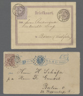 GA/Cover Netherlands: 1871-1980 (ca.), BELEGE / GANZSACHEN, Partie Mit Rund 135 Stücken, - Briefe U. Dokumente