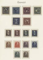 **/* Österreich: 1867-1965, Postfrische Und Ungebrauchte Sammlung In Einem Vordruckal - Colecciones