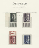 ** Österreich: 1945-2001, In Den Hauptnummern Komplette, Postfrische Sammlung In Zw - Colecciones