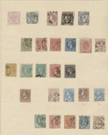 */o Romania: 1862-1955, Ungebrauchte Und Gestempelte Sammlung Von 640 Marken In Eine - Used Stamps