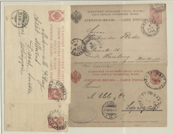 GA/Cover Russia - Specialities: 1886-1915, BAHNPOST, Sammlung Von 39 Belegen, Alle Mit Ba - Andere & Zonder Classificatie