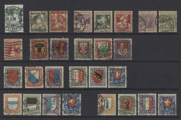 O/** Schweiz: 1914-1986, Die Kompletten Ausgaben PRO JUVENTUTE Und PRO PATRIA, Einige - Collections