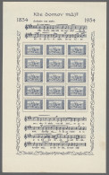 (*) Czechoslowakia: 1934, "100 Jahre Tschechische Nationalhymne"-Schmuckbogenpaar (M - Unused Stamps