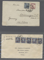 Cover China: 1929-1940, 8 Covers, Of Which Are 7 Sent Abroad (Netherlands, Germany, It - Covers & Documents