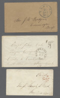 Cover United States: 1850-1951 (ca.), Partie Von Etwa 75 Belegen Mit U.a. 4 Frühen Mar - Briefe U. Dokumente