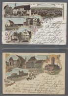 AK Ansichtskarten: Deutschland: 1897-1960 (ca.), Sammlung Von Etwa 480 Ansichtskart - Autres & Non Classés