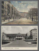 AK Ansichtskarten: 1906-1963, Partie Von 60 Ansichtskarten Mit U.a. Deutschland, Au - 500 Postales Min.
