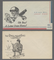 Cover/PPC Thematics:  Military: 1900-1947, Partie Mit 5 Gelaufenen Deutschen Feldpostkarte - Militares