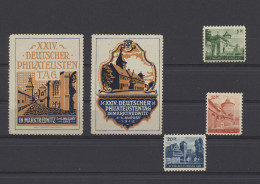 Cover/GA Thematics: Stamp Days: 1907-1956, Philatelietage / Ausstellungen / Tag Der Brief - Tag Der Briefmarke