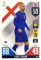 CD59 Luke Shaw - England - Topps Match Attax - The Road To UEFA Nations League Finals 2022 - Trading Cards