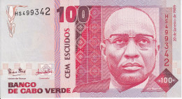 BILLETE DE CABO VERDE DE 100 ESCUDOS DEL AÑO 1989 SIN CIRCULAR (UNC) (BANKNOTE) - Cabo Verde