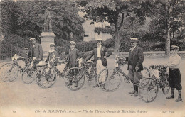 41-BLOIS- FÊTES DE BLOIS- FÊTE DES FLEURS GROUPE DE BICYCLETTES FLEURIES - Blois