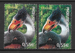 Année 2008 : Y. & T. N° 4176 ** Dominante Bleue Sur La Tête Du Phorusrhacos - Unused Stamps