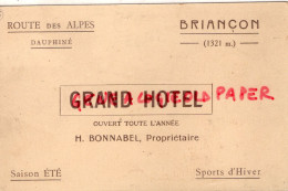 05- BRIANCON - GRAND HOTEL  H. BONNABEL PROPRIETAIRE - Briancon