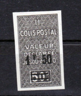 Algérie Colis Postaux  17c Sans Surcharge Neuf ** TB Mnh Sin Charnela Cote 60 - Paketmarken