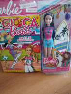 BARBIE DOLL GIOCHIAMO INSIEME SURF MALIBU + RIVISTA NUOVA - Barbie