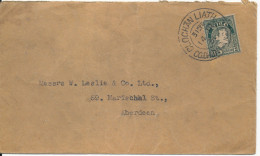 Ireland Cover Sent To Aberdeen 14-3-1931 Single Stamped MAP - Briefe U. Dokumente