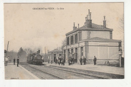 CHAUMONT EN VEXIN - LA GARE - TRAIN - 60 - Chaumont En Vexin