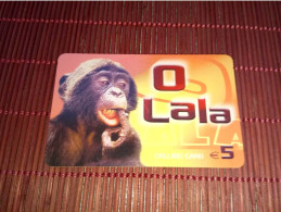 Monkey Prepaidcard Mint 2 Photos Rare - Otros & Sin Clasificación