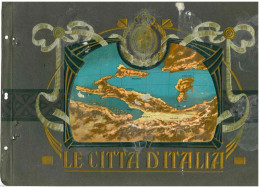 COPERTINA ALBUM FOTOGRAFICO CARTOLINA LE CITTA' D'ITALIA - SOLO COPERTINA - CM 20X30 - Livres & Catalogues