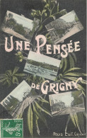 Grigny * Une Pensée De La Commune * Cpa 5 Vues - Grigny