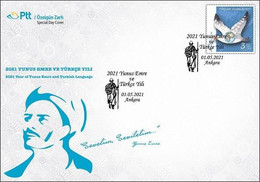 Turkey, Türkei - 2021 - Year Of Yunus Emre And Turkish Language - FDC - FDC