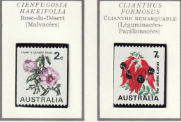 AUSTRALIE - Fleurs, Flowers, Rose-du-désert, Cliathe, Mimosa - 1971 - MNH - Nuevos