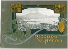 COPERTINA ALBUM FOTOGRAFICO CARTOLINA PAX RICORDO DI NAPOLI SOLO COPERTINA - CM 20X30 - Libri & Cataloghi