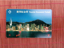 Hong Kong Souveniir Ticket Used 2 Photos Rare - Hong Kong