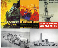 CITROEN LA CROISIERE JAUNE  -  LOT 9 CARTES MODERNES - Sammlungen & Sammellose