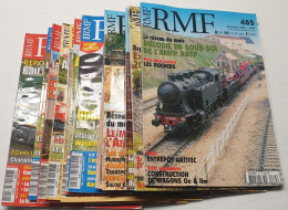 13 REVUES RAIL MINIATURE FLASH RMF - Français