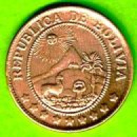 BOLIVIE / 50 CENTAVOS / CUIVRE / 5.03 G / 24 Mm - Bolivië