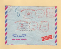 Israel - Haifa - 1967 - Expres Par Avion Destination France - Cartas & Documentos