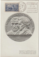 Carte-Maximum France N°Yvert 402, Pierre Et Marie Curie, Obl Daguin 1938 Découverte Du Radium - 1930-1939