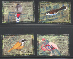 1999  Oiseaux  Sc 909-912  Oblitérés - Haiti