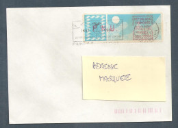 France, Distributeur, 113, Oblitéré, TTB, 75500, Paris 01, 1 Enveloppe - 1985 « Carrier » Papier