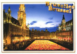 BRUSSELS, MARKET, ARCHITECTURE, CHURCH, FLOWER CARPET, BELGIUM - Markten