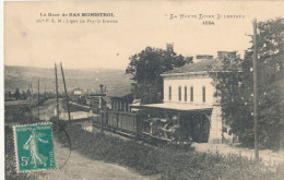 43 // La Gare De BAS MONISTROL  PLM   LIGNE LE PUY / ST ETIENNE - Monistrol Sur Loire