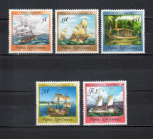 PAPOUASIE ET Nlle GUINEE    N° 538 à 542   NEUFS SANS CHARNIERE  COTE  12.50€   BATEAUX   VOIR DESCRIPTION - Papua New Guinea