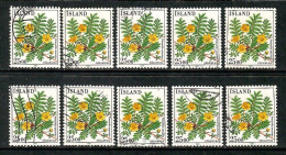 ICELAND   Scott # 587 USED WHOLESALE LOT OF 10 (CONDITION AS PER SCAN) (WH-622) - Verzamelingen & Reeksen