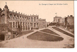 CPSM - ANGLETERRE - ST GEORGES 'S CHAPEL AND WINDSOR CASTLE - Windsor Castle