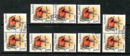 ICELAND   Scott # 700 USED WHOLESALE LOT OF 10 (CONDITION AS PER SCAN) (WH-623) - Colecciones & Series