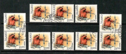 ICELAND   Scott # 700 USED WHOLESALE LOT OF 10 (CONDITION AS PER SCAN) (WH-623) - Lots & Serien
